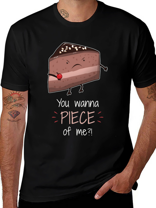 Funny Piece of Me Cake Graphic T-Shirt