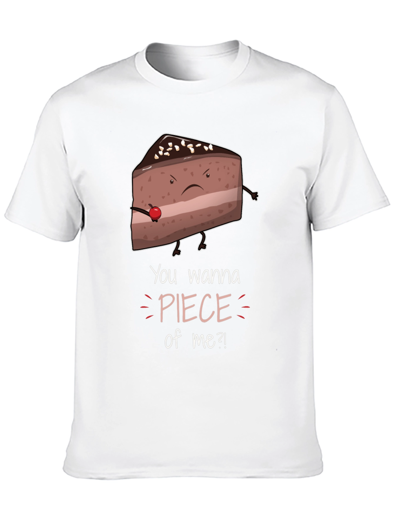 Funny Piece of Me Cake Graphic T-Shirt