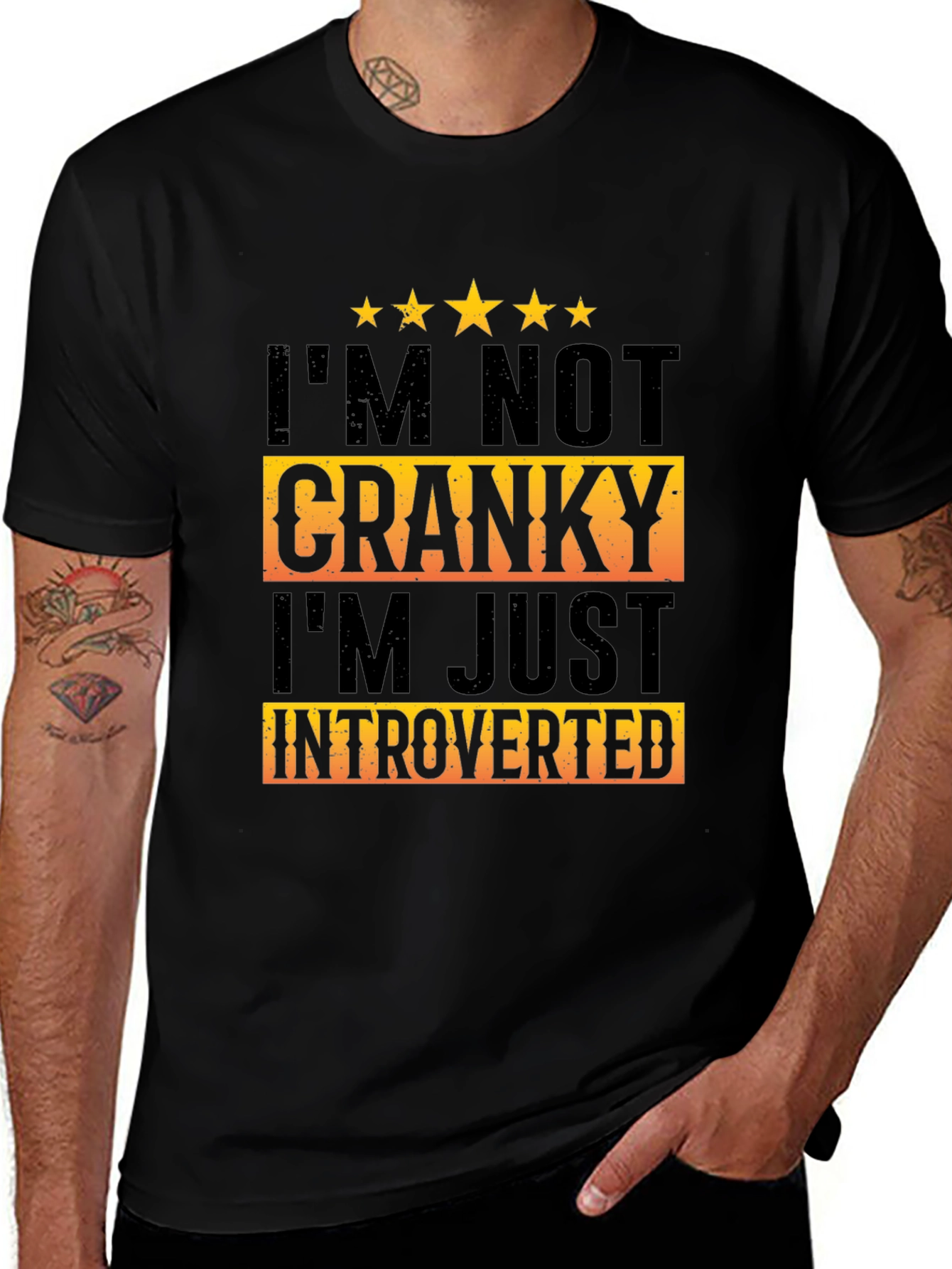Introverted T-Shirt - Funny Slogan Tee