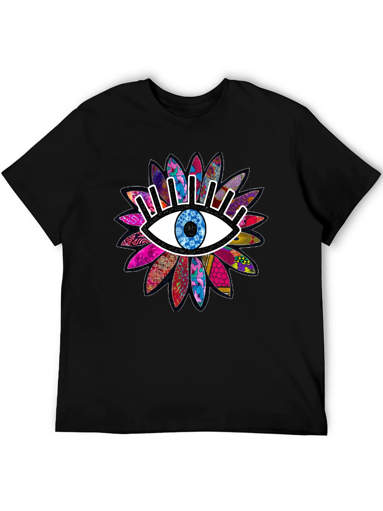 Eye Flower Graphic Tee - Stylish & Unique