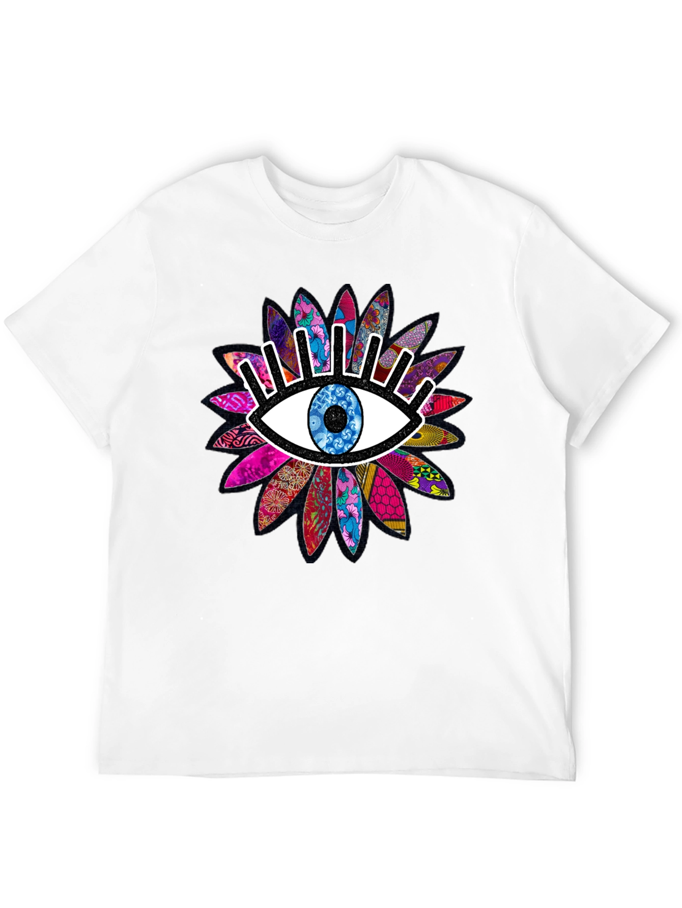 Eye Flower Graphic Tee - Stylish & Unique