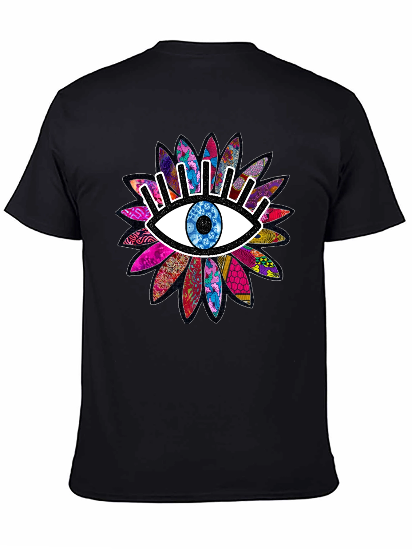 Eye Flower Graphic Tee - Stylish & Unique