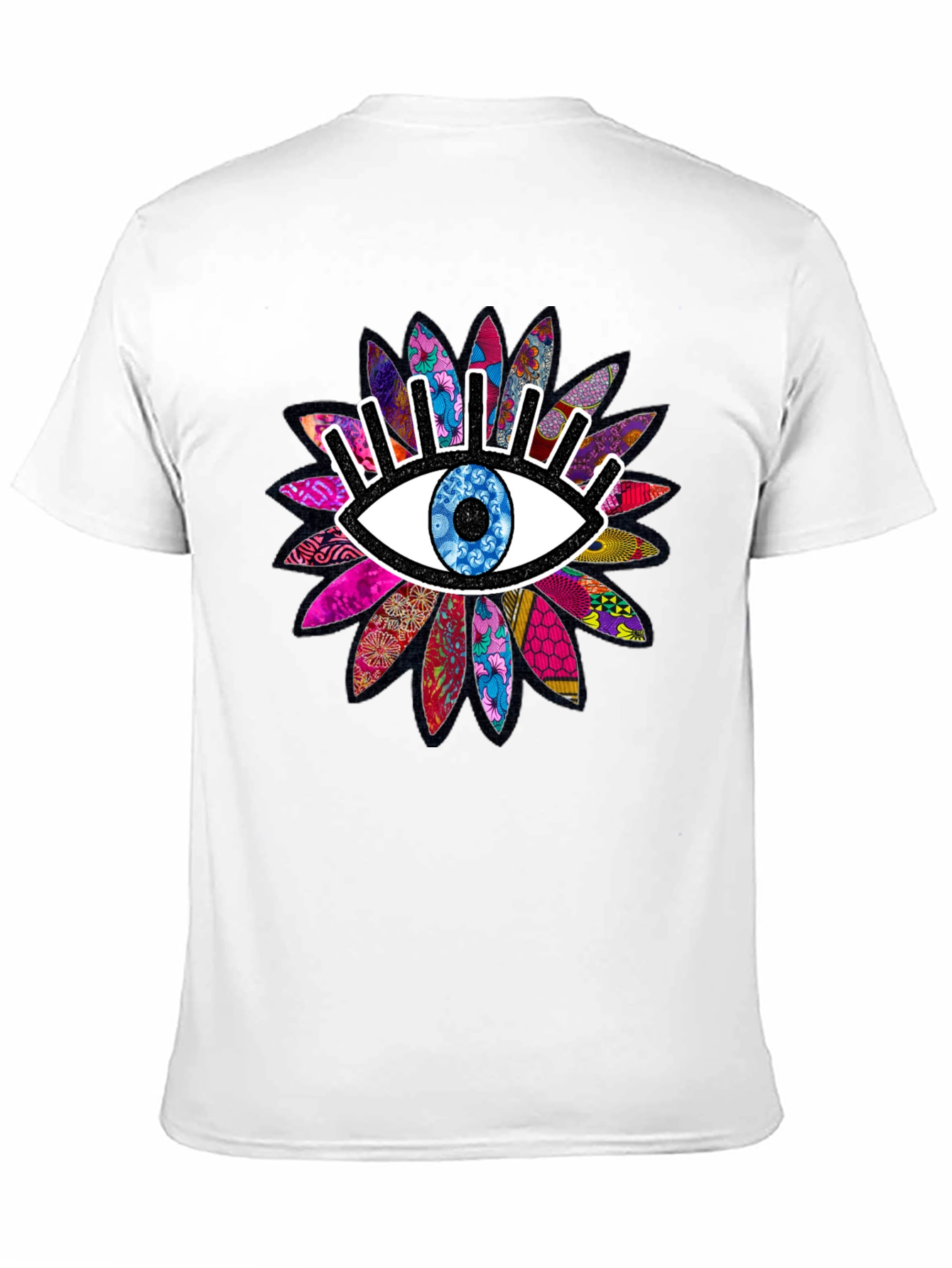 Eye Flower Graphic Tee - Stylish & Unique
