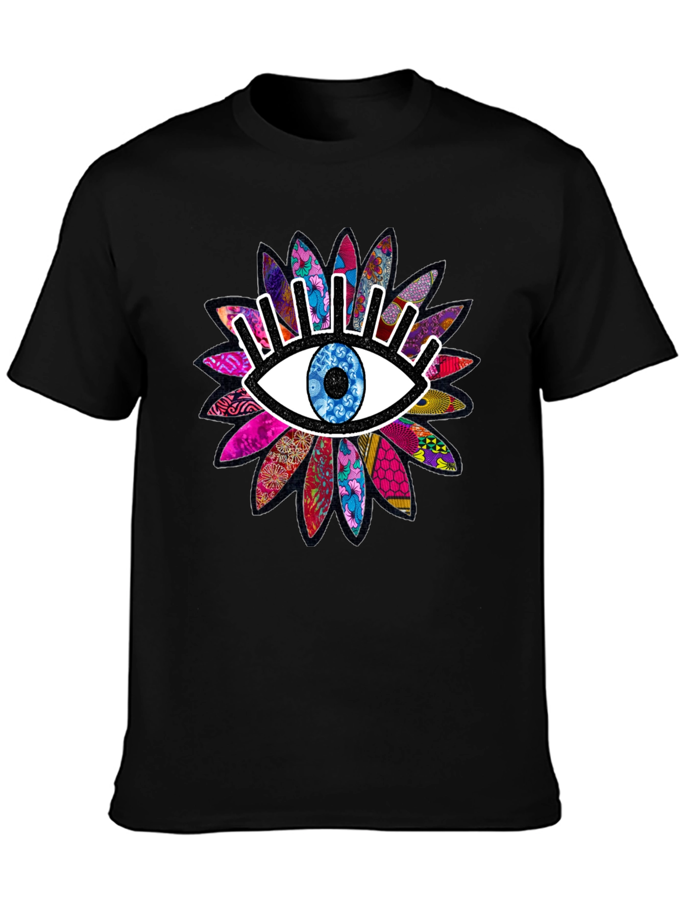 Eye Flower Graphic Tee - Stylish & Unique