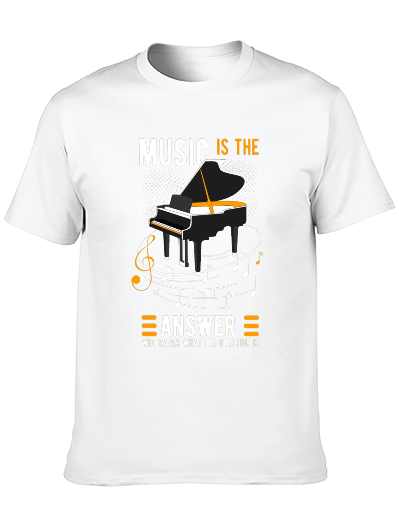 Music is the Answer Piano T-Shirt