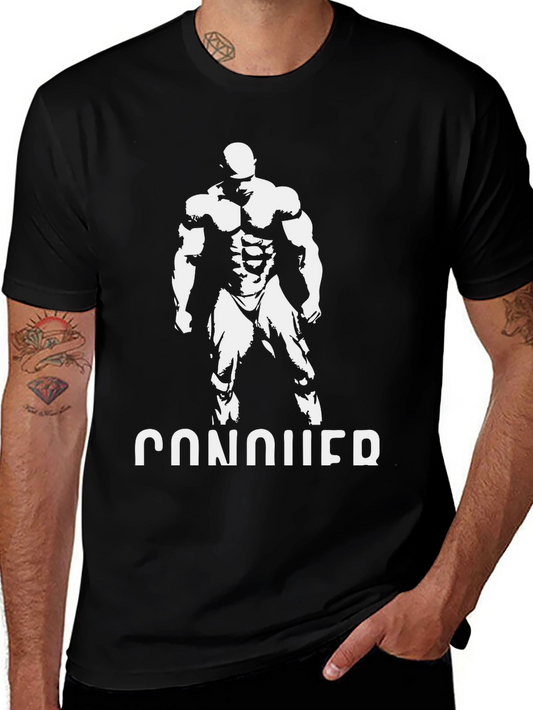 Conquer Graphic Print T-Shirt