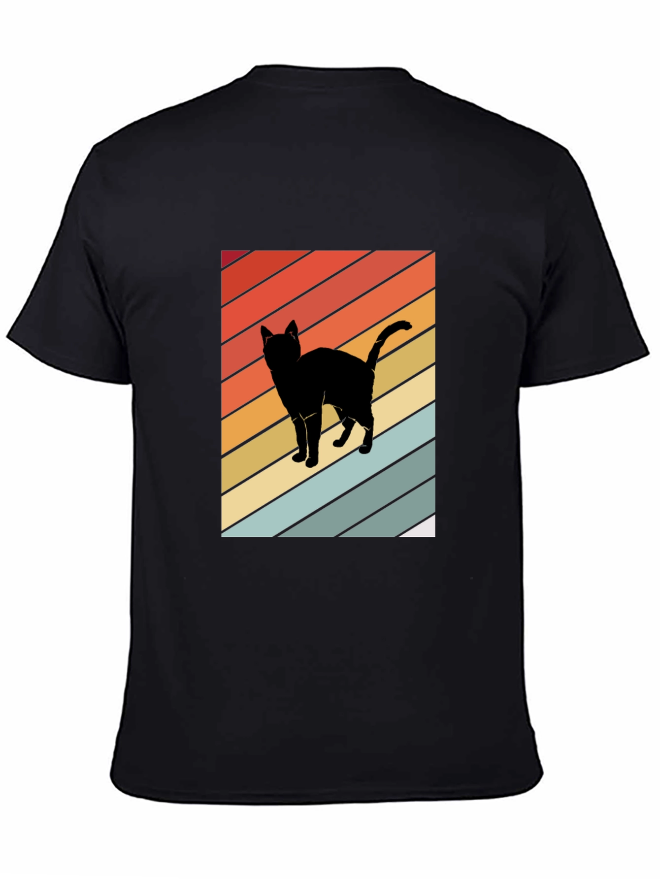 Retro Cat Silhouette Tee