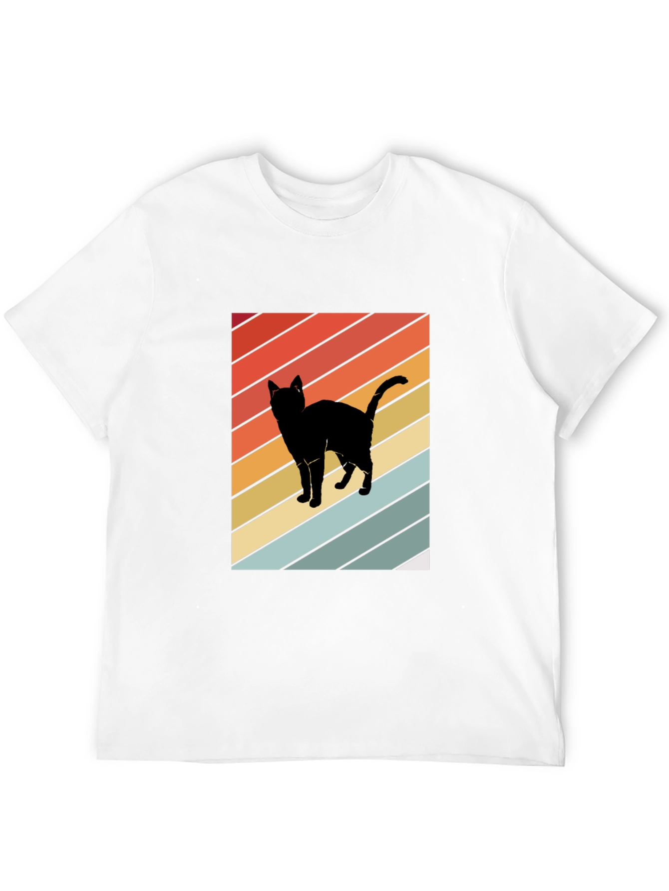 Retro Cat Silhouette Tee