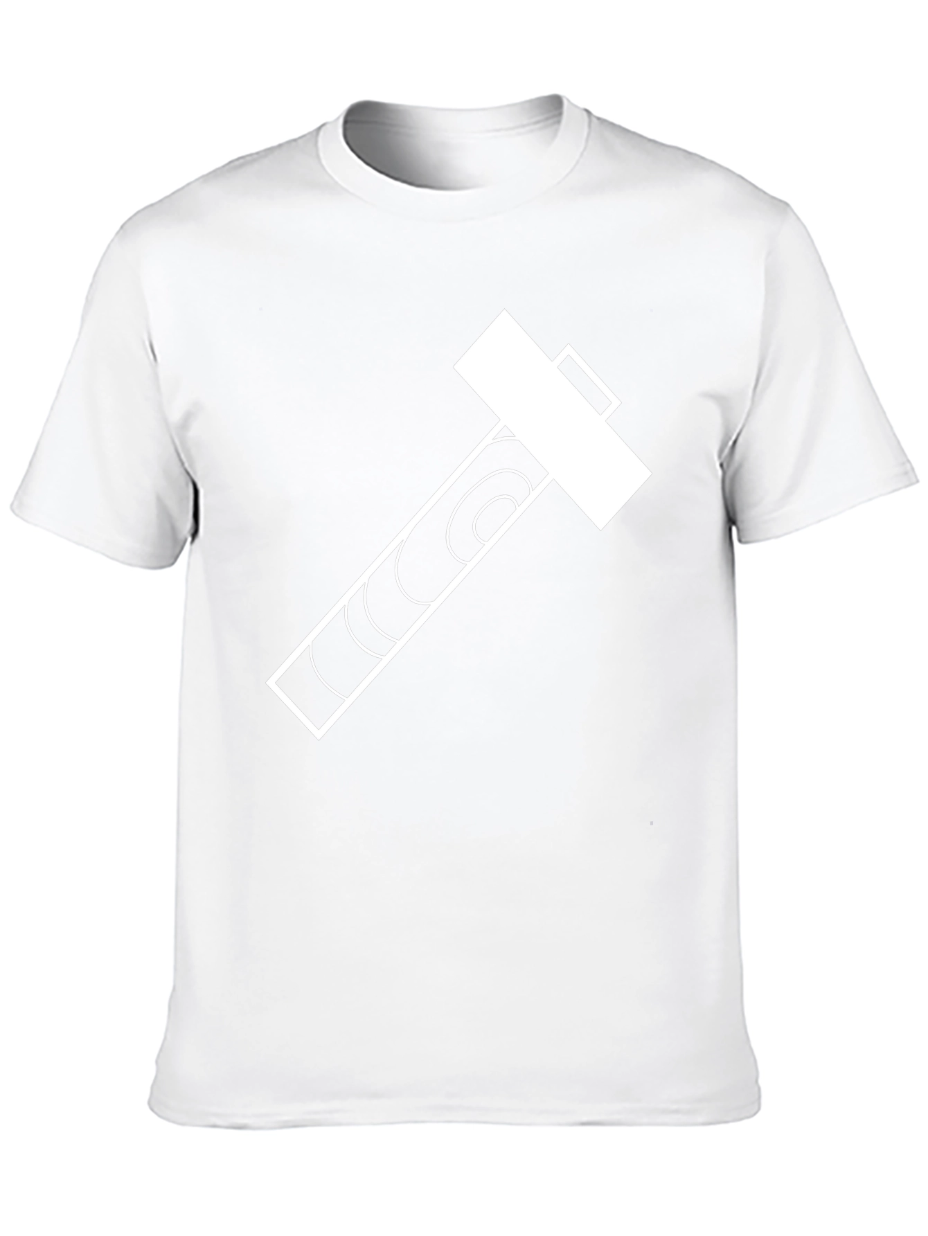 Hammer Graphic Tee - Black Cotton Blend Casual Shirt