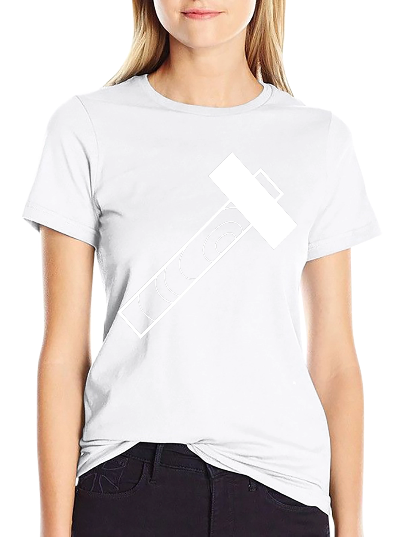 Hammer Graphic Tee - Black Cotton Blend Casual Shirt