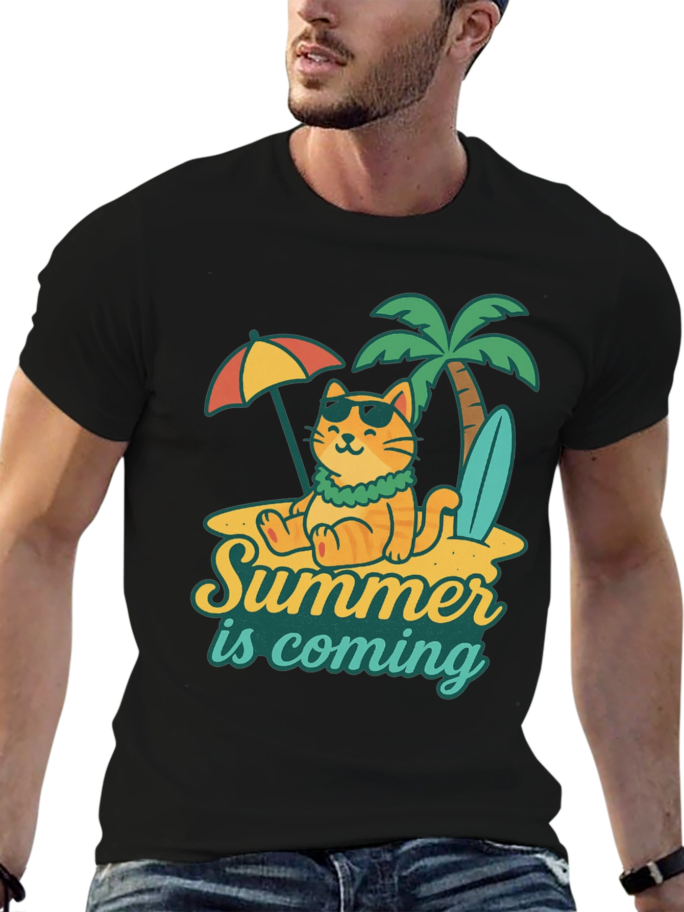 Summer is Coming Cat T-Shirt