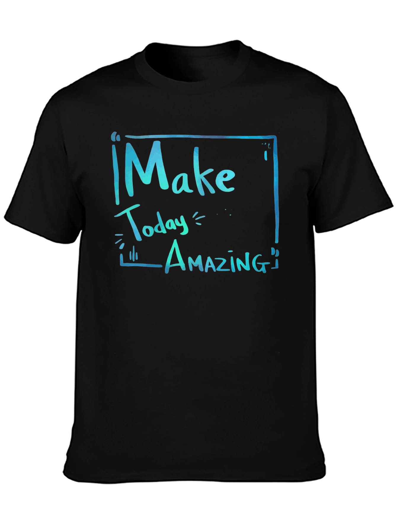 Make Today Amazing Graphic Tee - Black