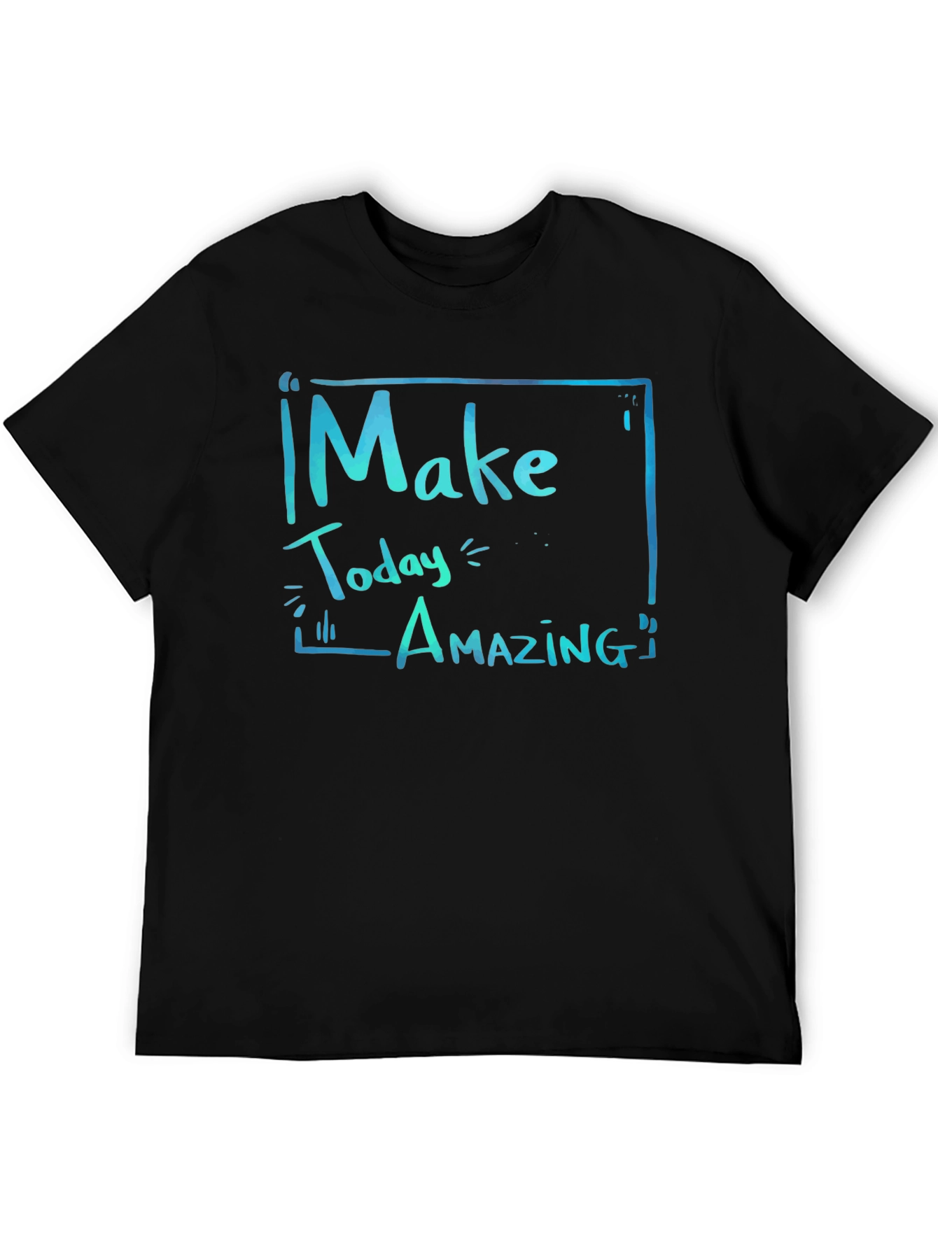 Make Today Amazing Graphic Tee - Black