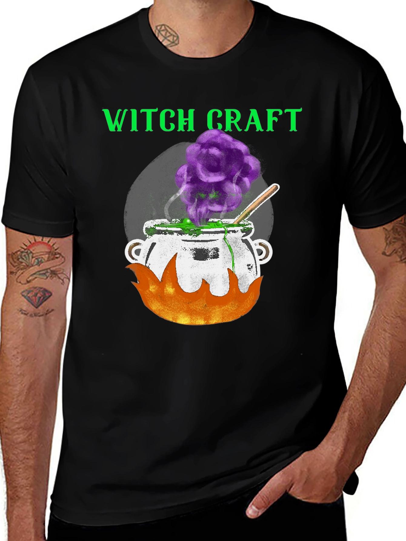Witchcraft Cauldron Graphic Tee