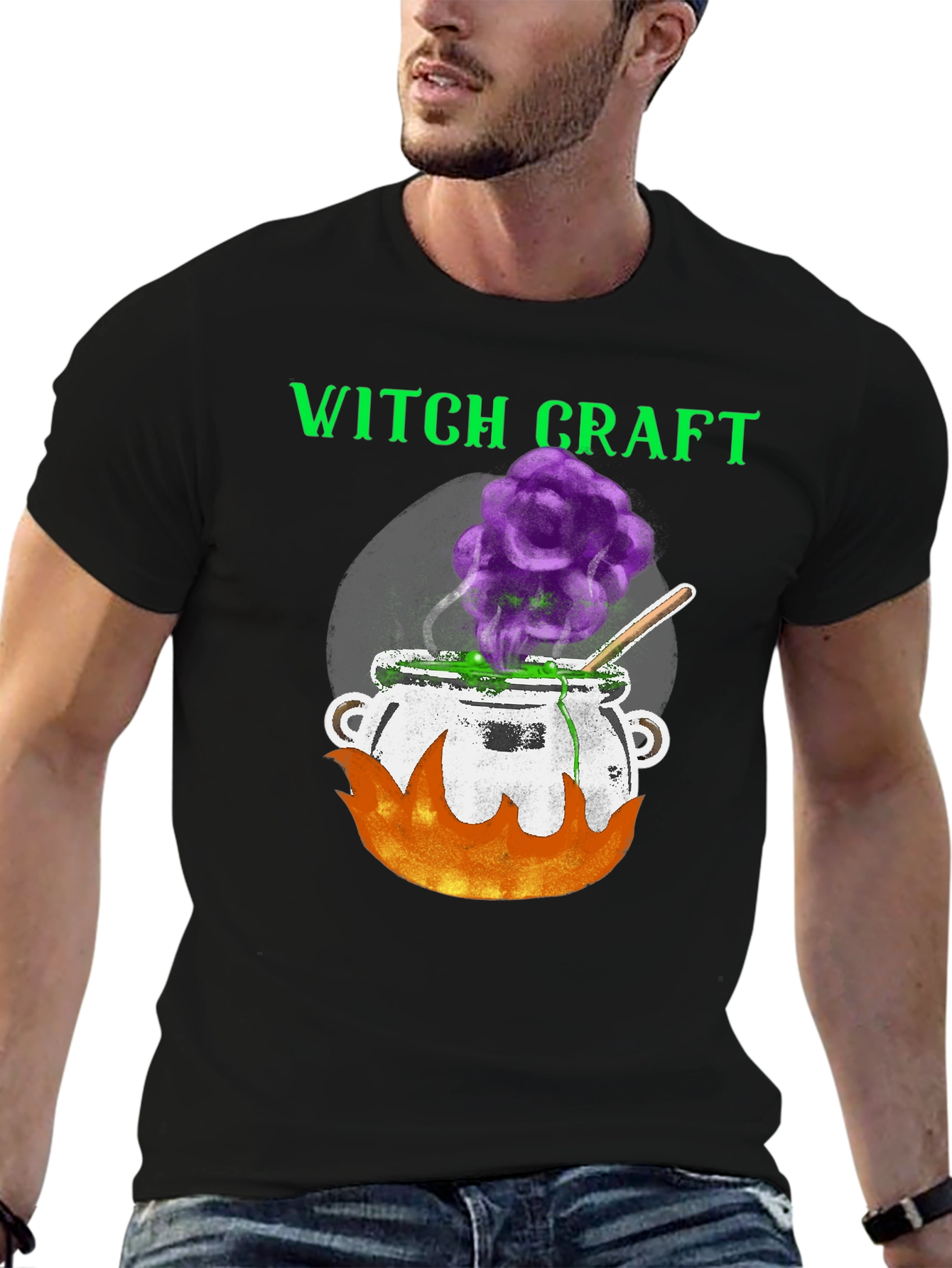 Witchcraft Cauldron Graphic Tee