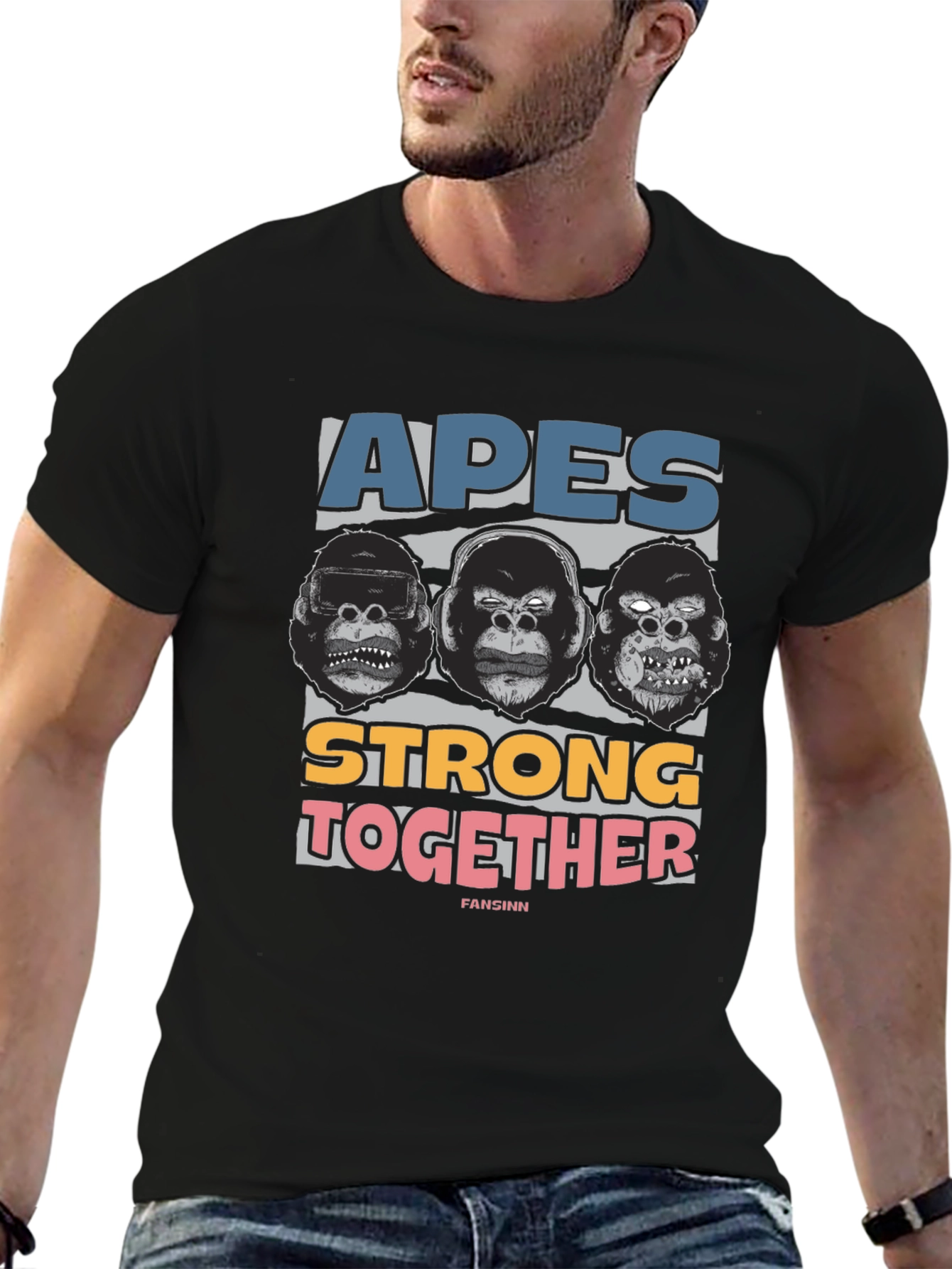 Apes Strong Together Graphic T-Shirt