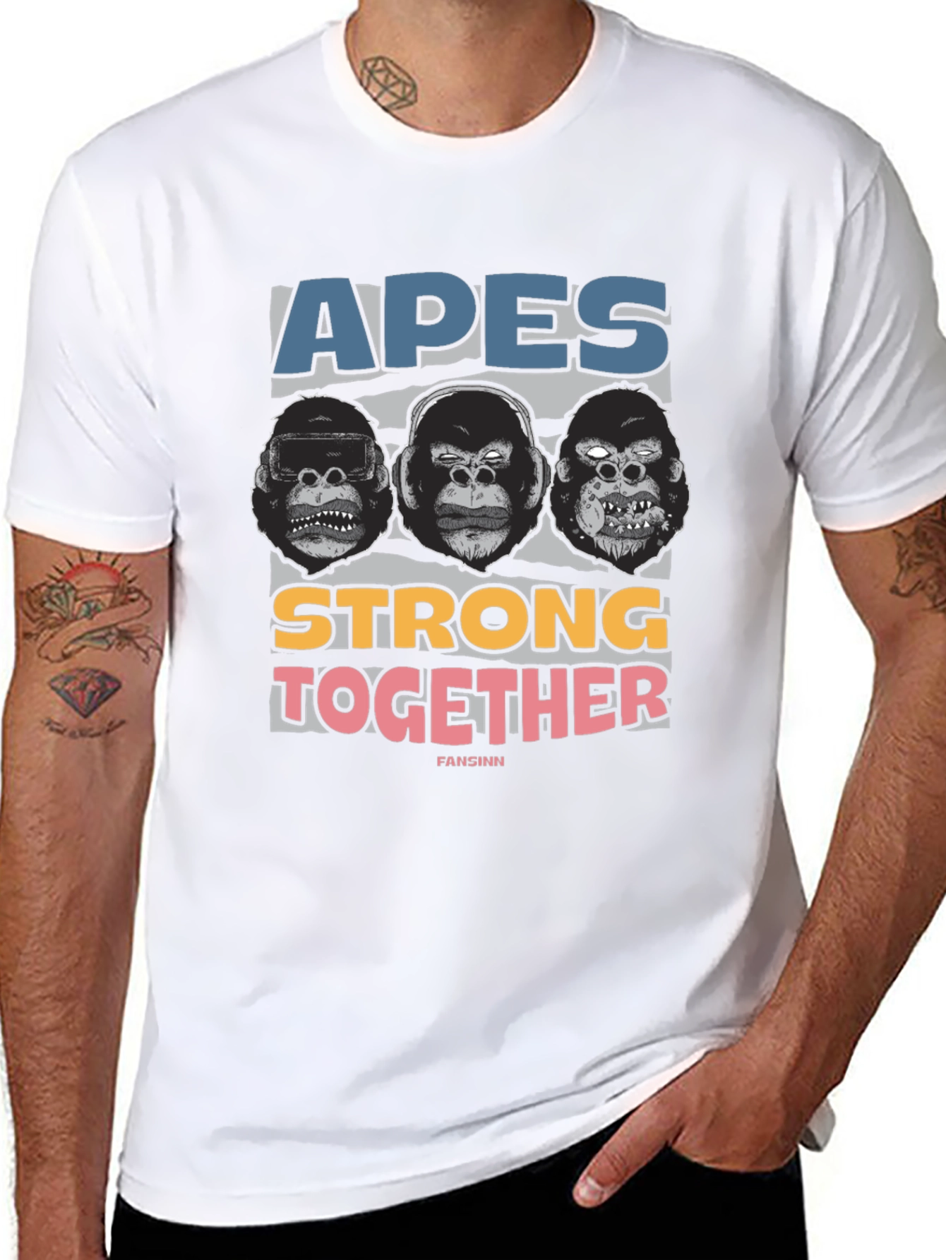 Apes Strong Together Graphic T-Shirt
