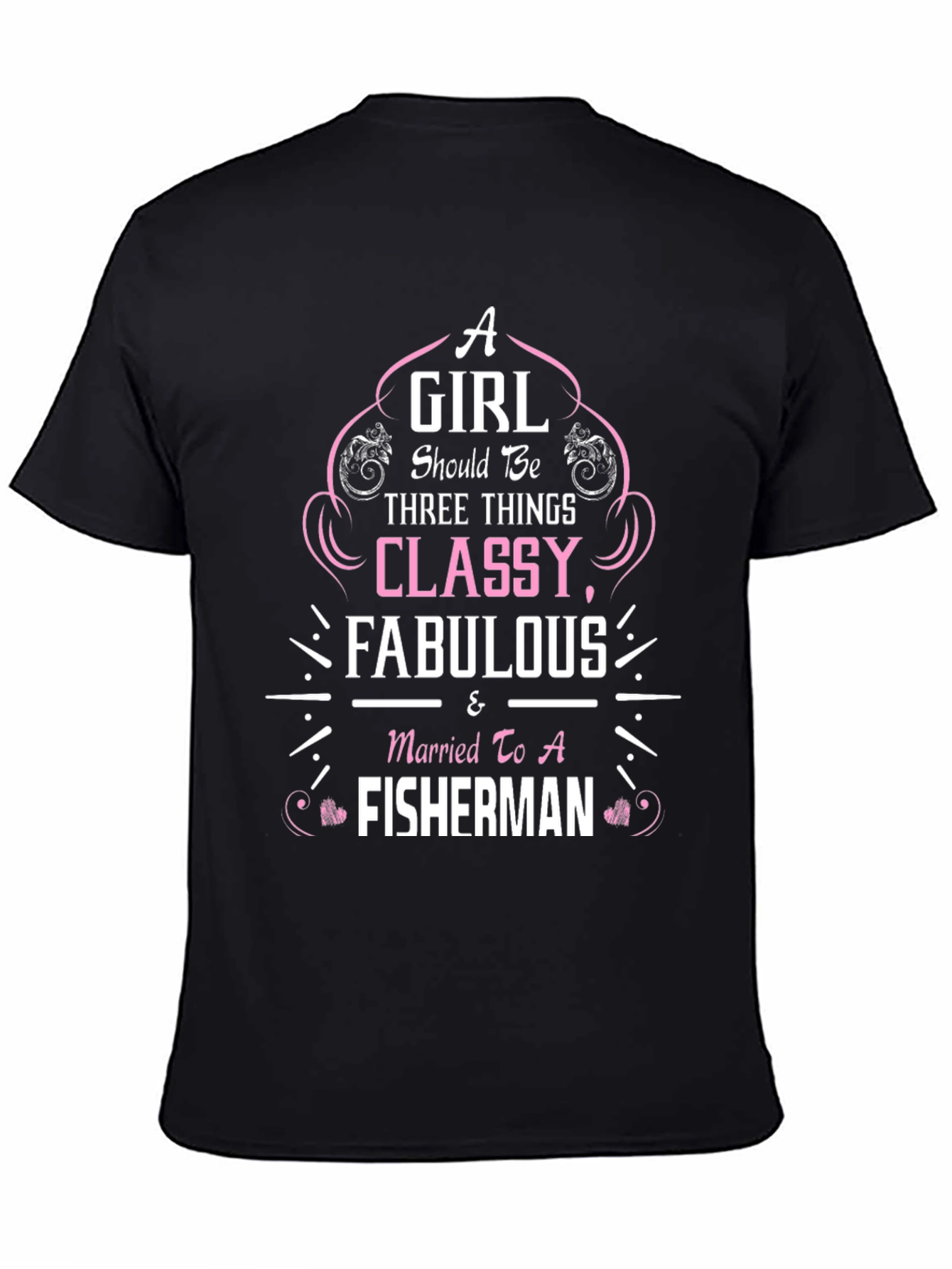 Classy Fisherman Wife Graphic Tee