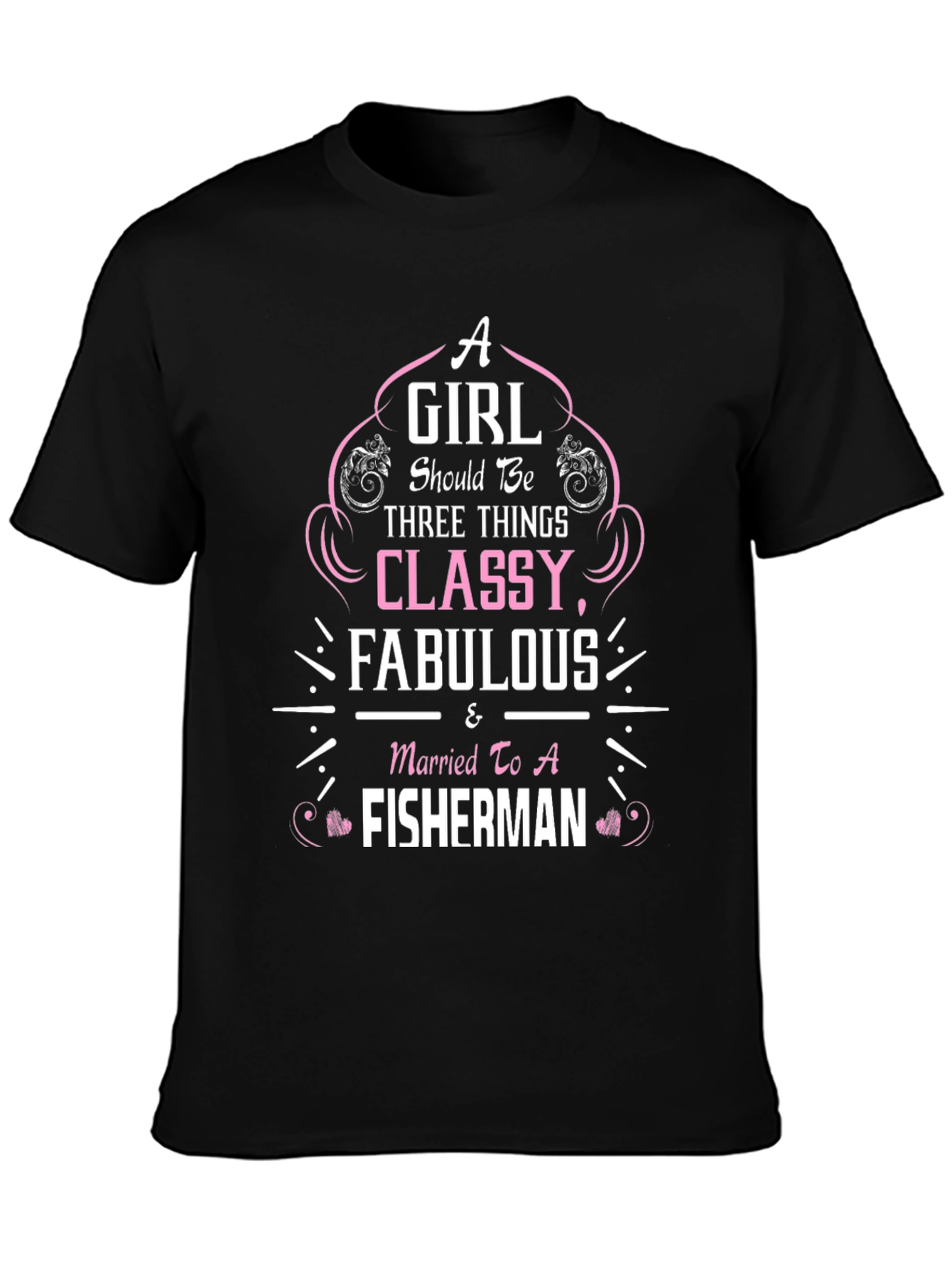 Classy Fisherman Wife Graphic Tee