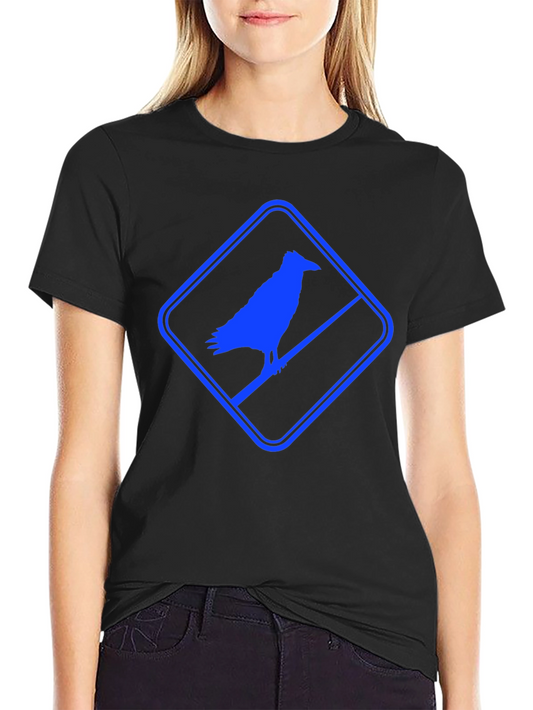 Raven Silhouette Graphic T-Shirt