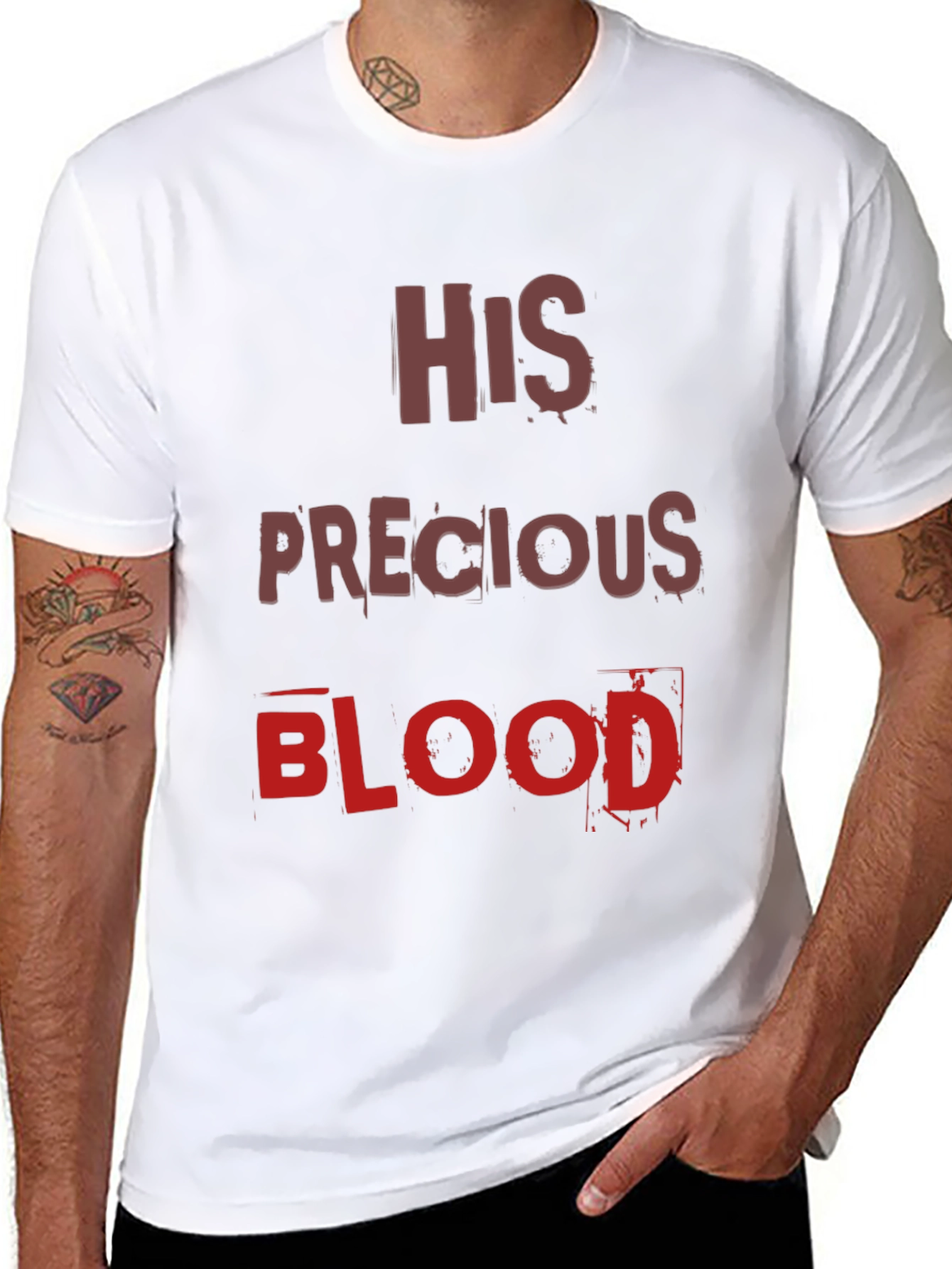 His Precious Blood Graphic Tee
