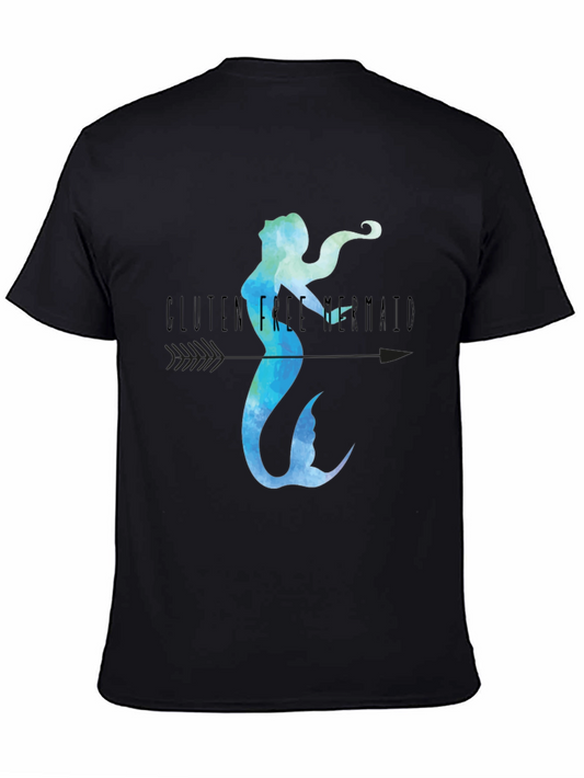 Gluten Free Mermaid Black T-Shirt