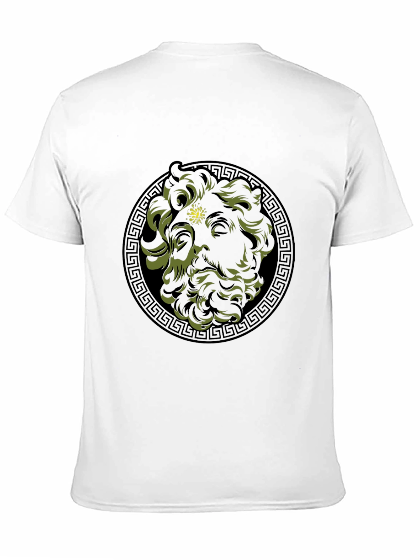 Greek God Medusa Graphic Tee - Black
