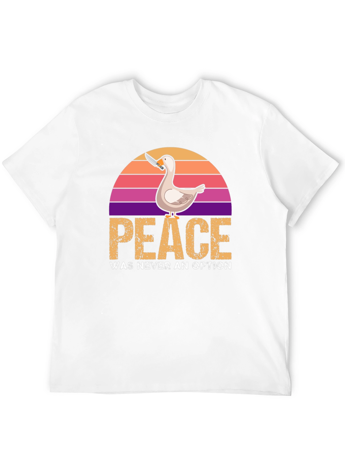 Peace Was Never an Option Duck T-Shirt