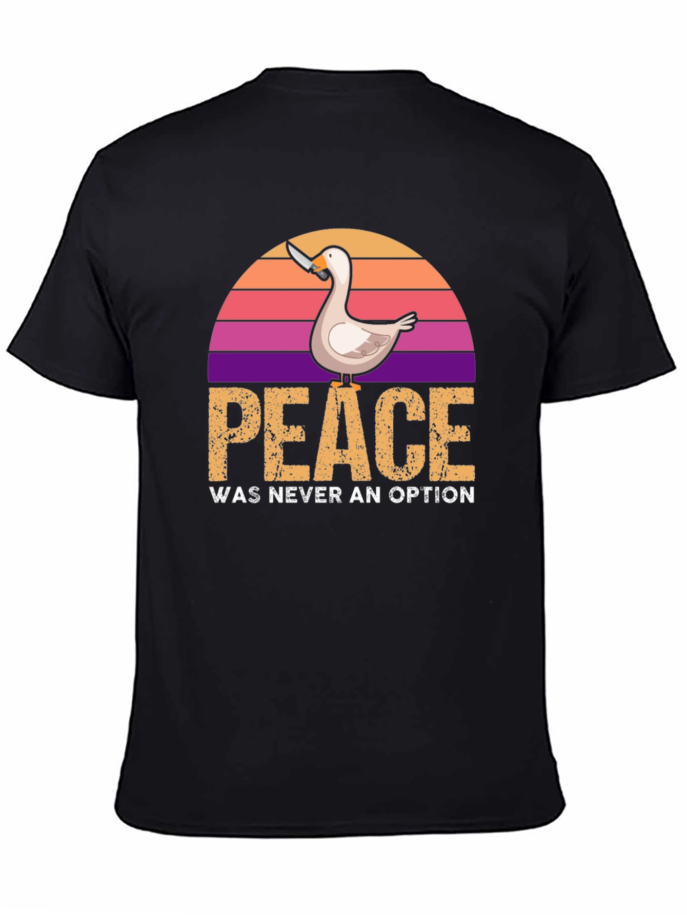 Peace Was Never an Option Duck T-Shirt