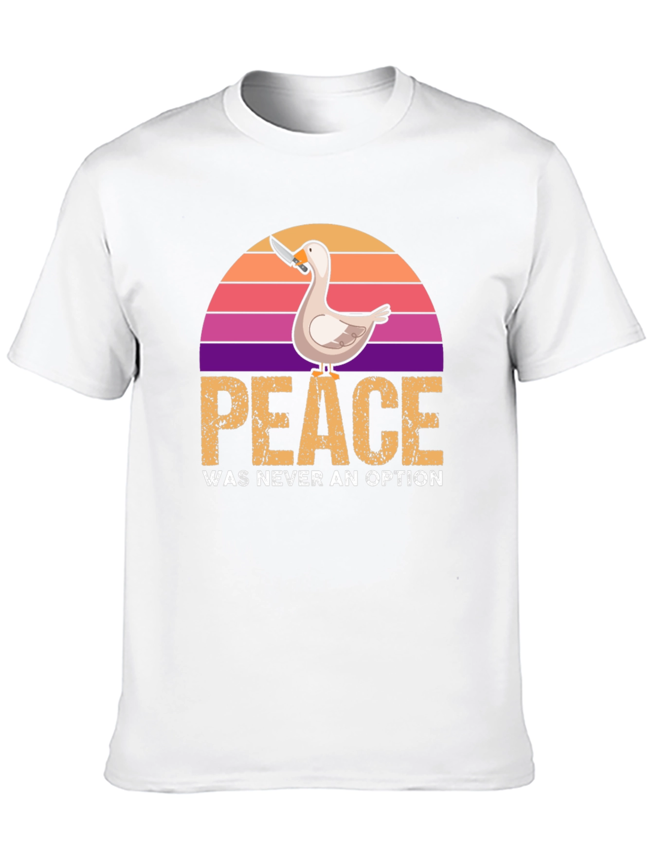 Peace Was Never an Option Duck T-Shirt