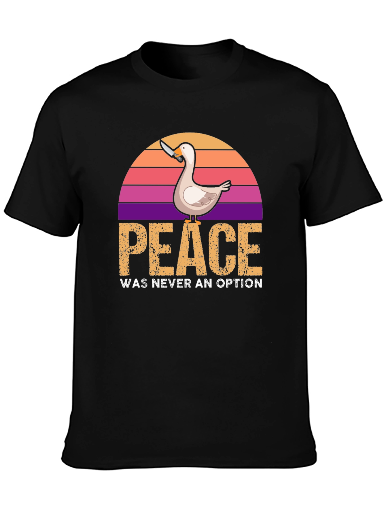 Peace Was Never an Option Duck T-Shirt