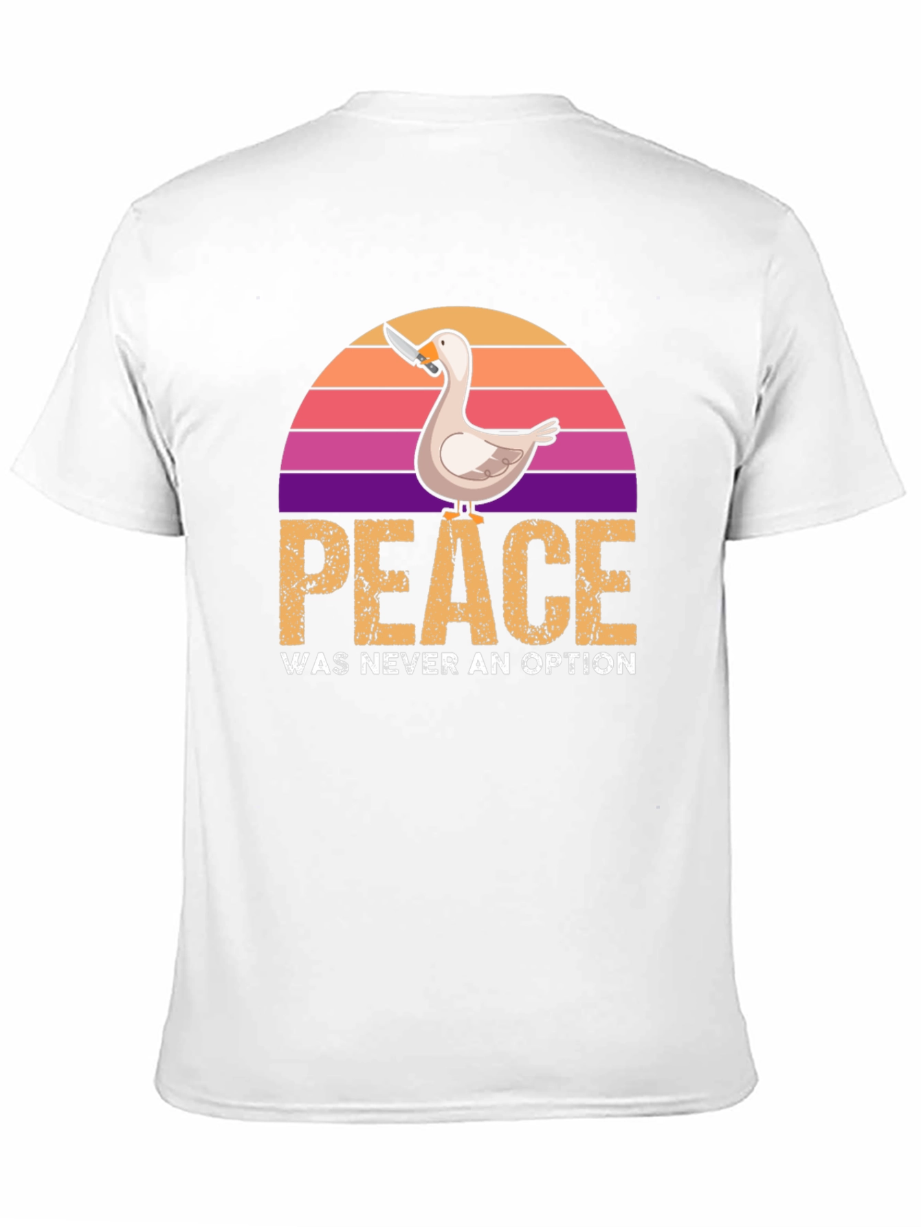 Peace Was Never an Option Duck T-Shirt