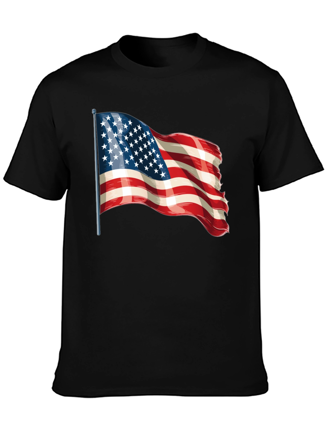 American Flag Graphic T-Shirt - Patriotic Pride