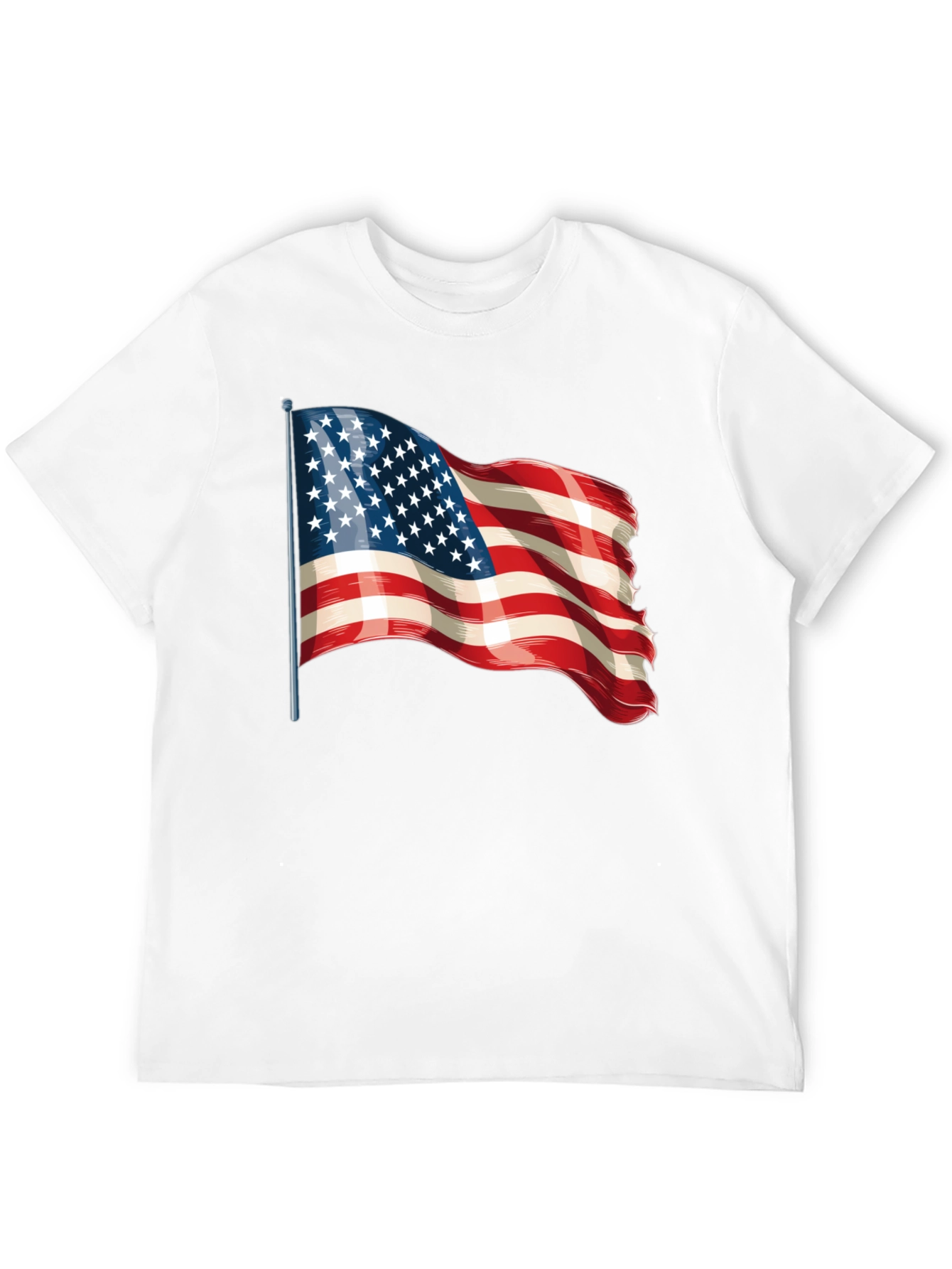 American Flag Graphic T-Shirt - Patriotic Pride
