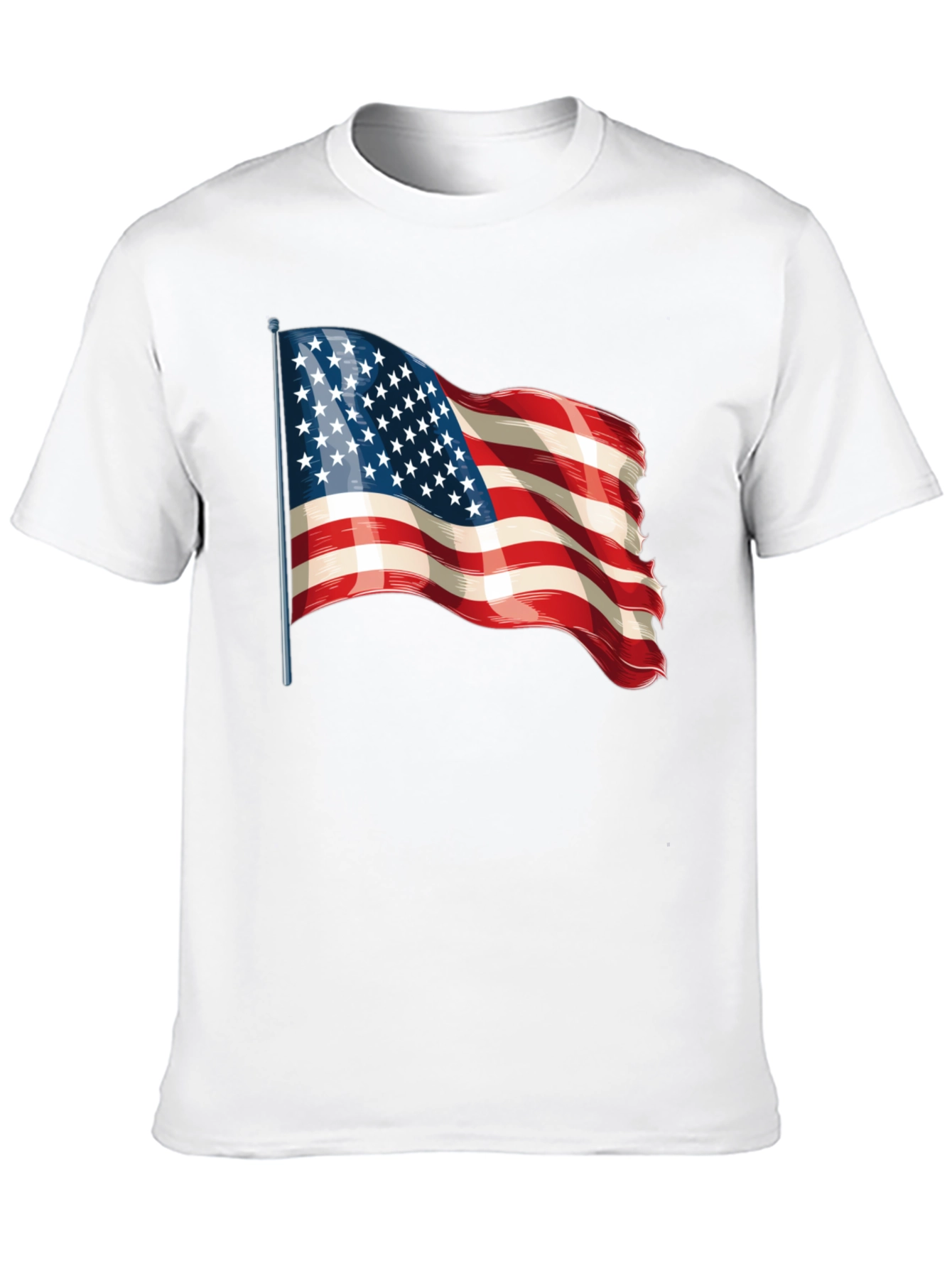 American Flag Graphic T-Shirt - Patriotic Pride