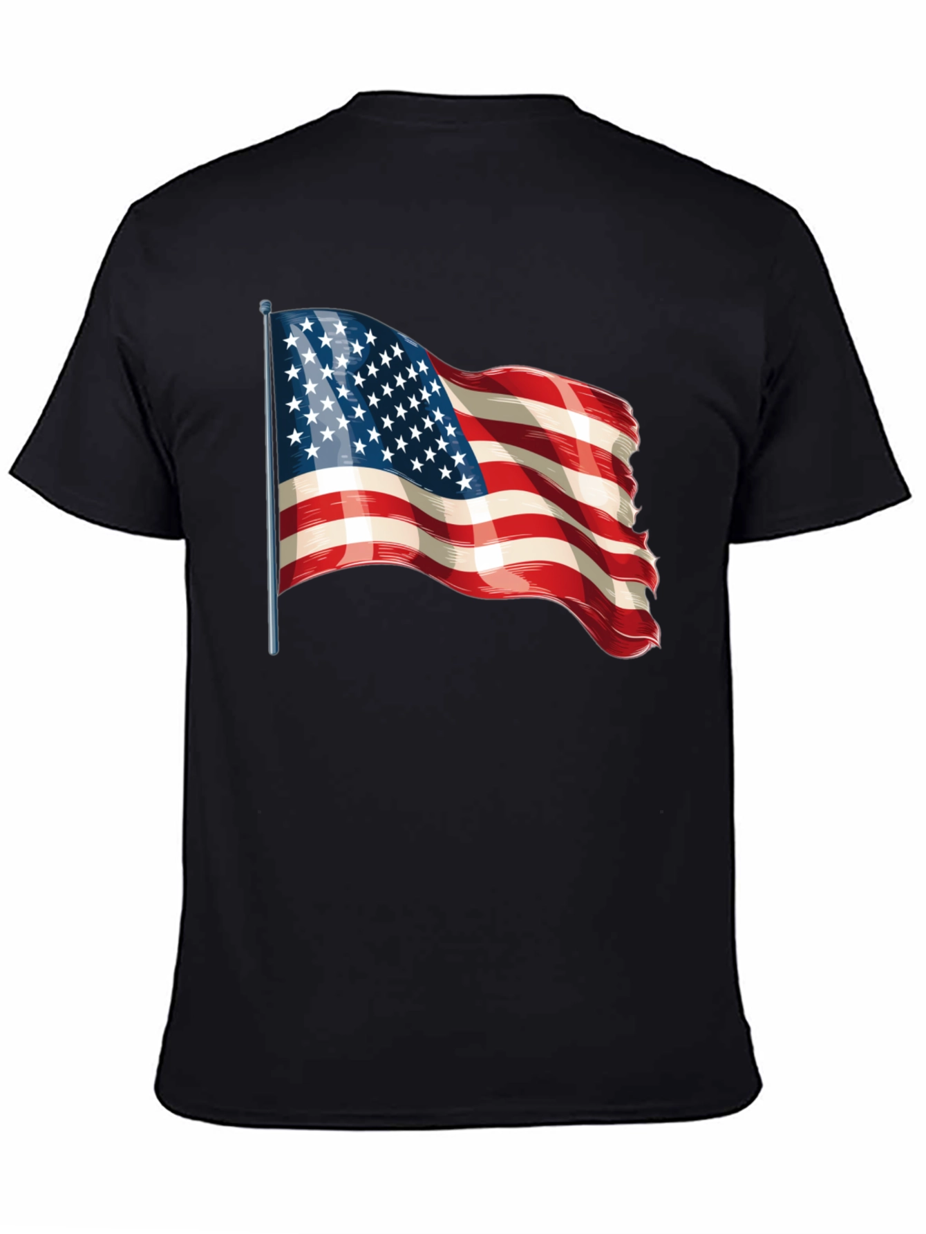 American Flag Graphic T-Shirt - Patriotic Pride