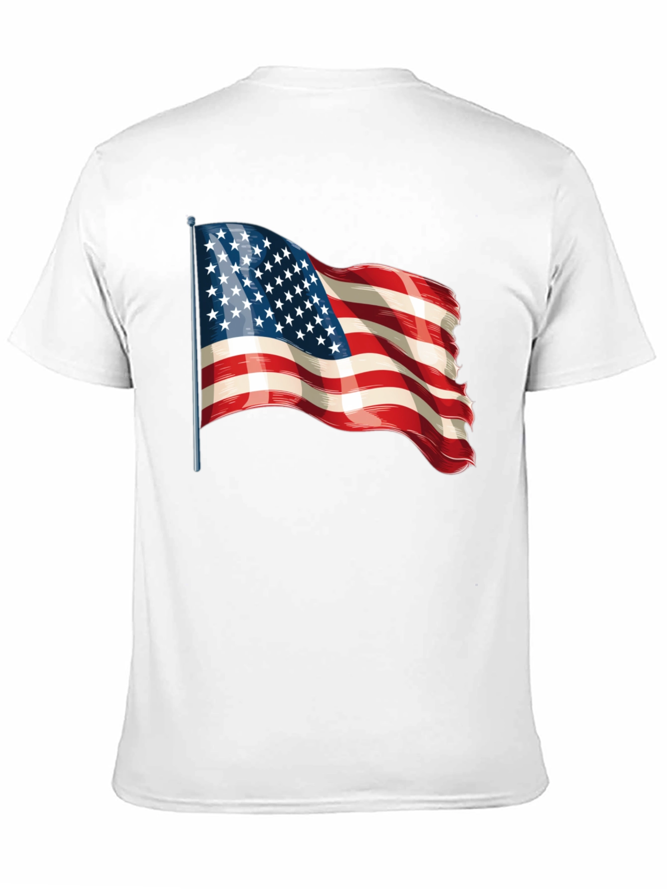 American Flag Graphic T-Shirt - Patriotic Pride