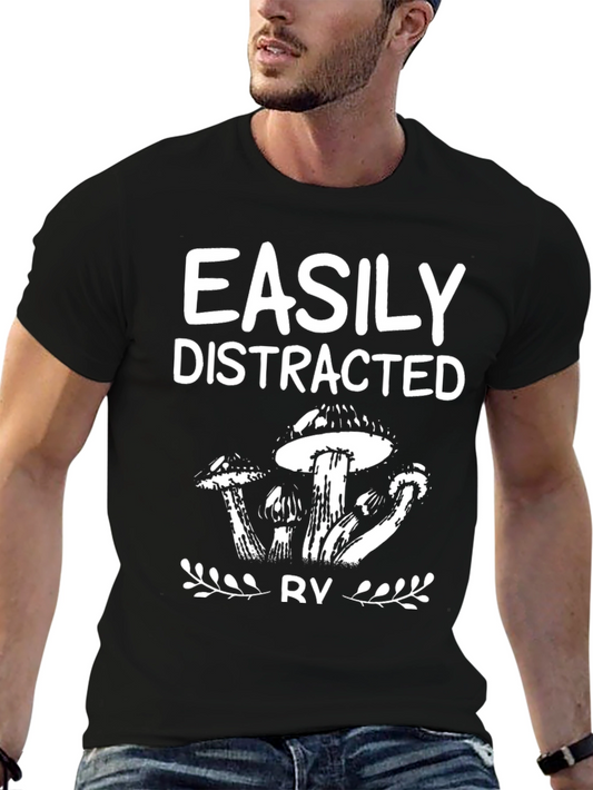 Easily Distracted by Mushrooms T-Shirt
