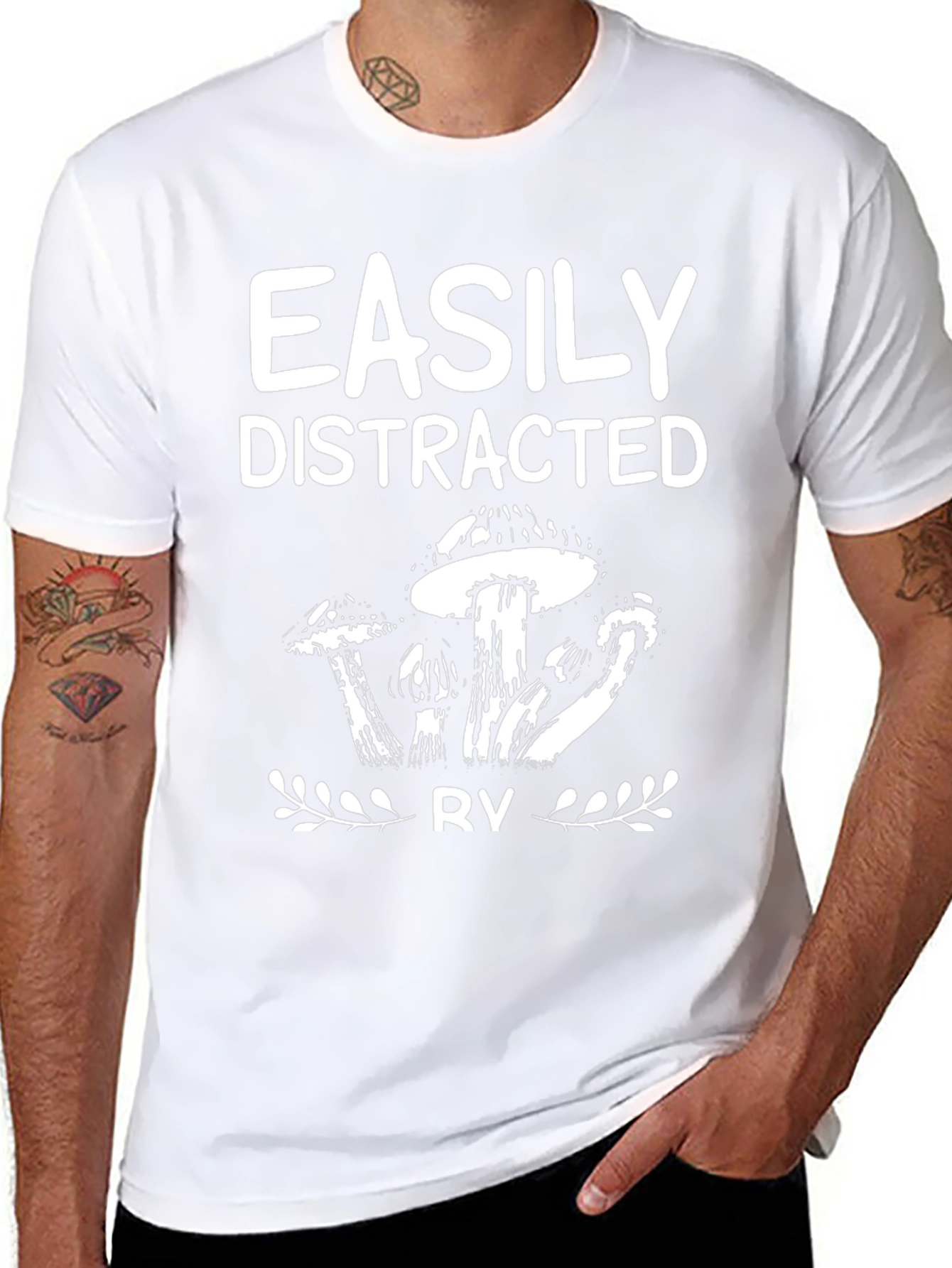 Easily Distracted by Mushrooms T-Shirt
