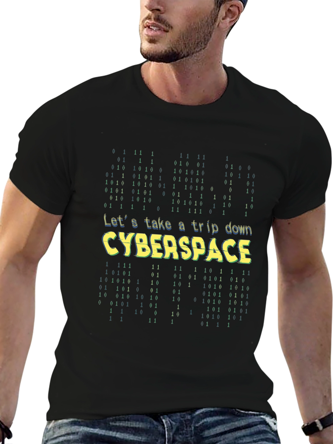 Cyberpunk Cyberspace Graphic T-Shirt