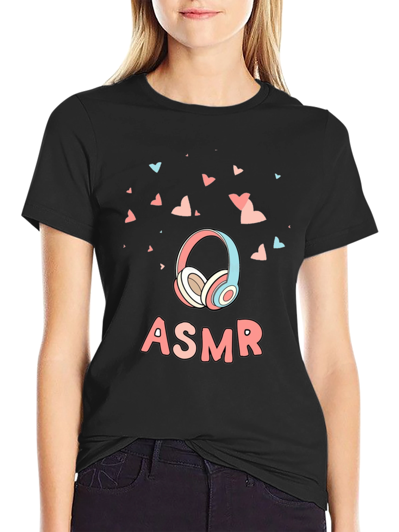 ASMR Headphones Graphic Tee - Sensory Relaxation Shirt