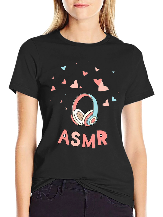 ASMR Headphones Graphic Tee - Sensory Relaxation Shirt