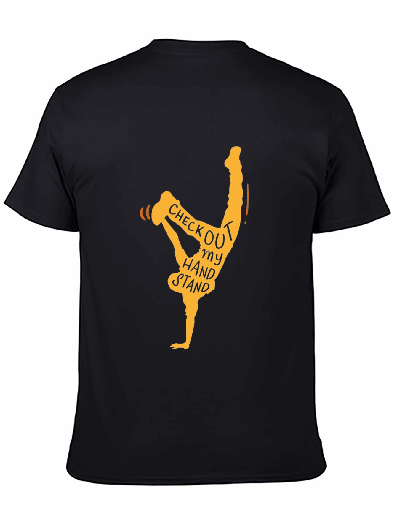 Handstand Graphic Tee - Unique Novelty T-Shirt