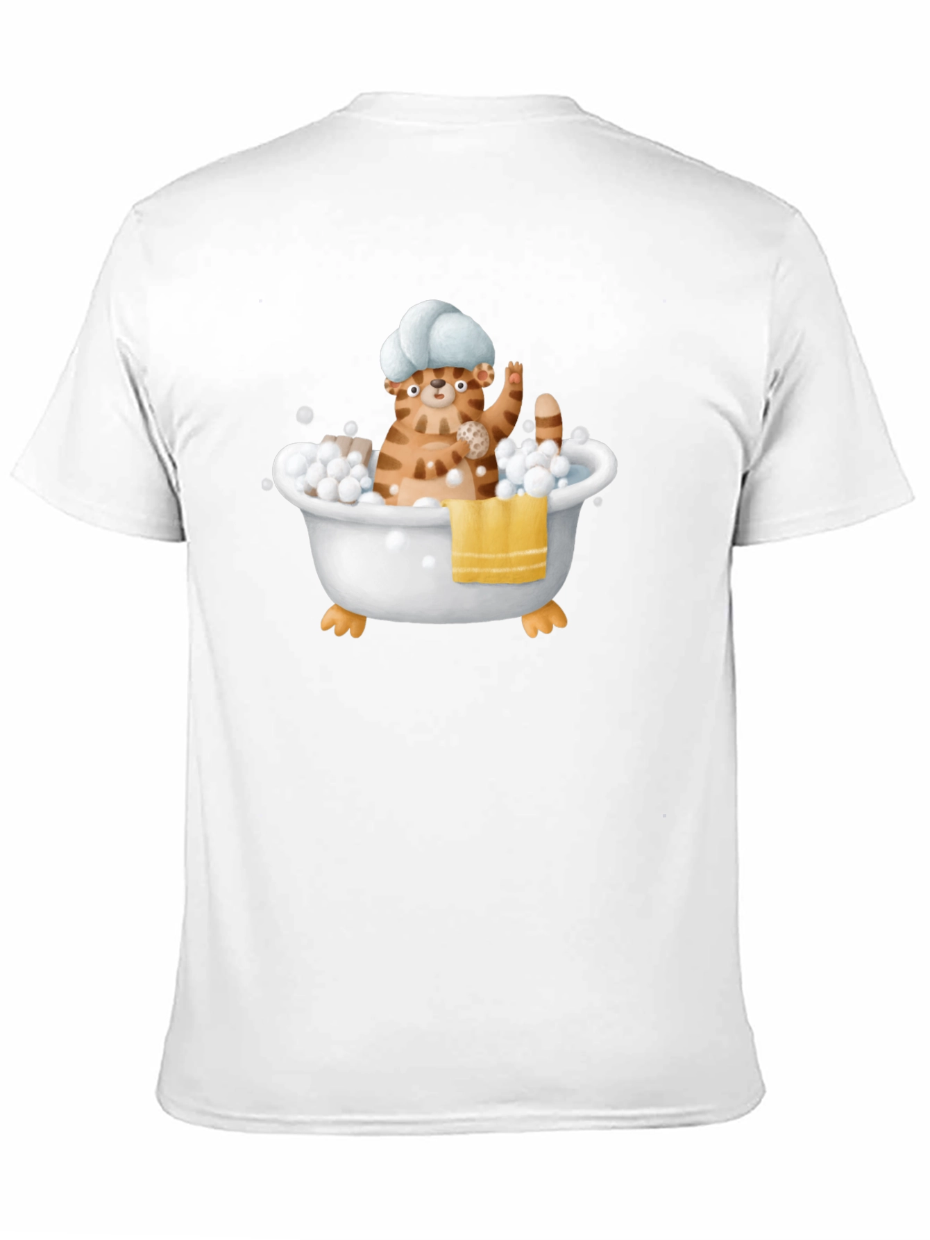 Funny Cat in Tub T-Shirt