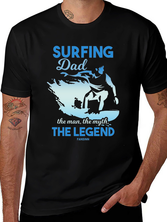 Surfing Dad T-Shirt - The Legend