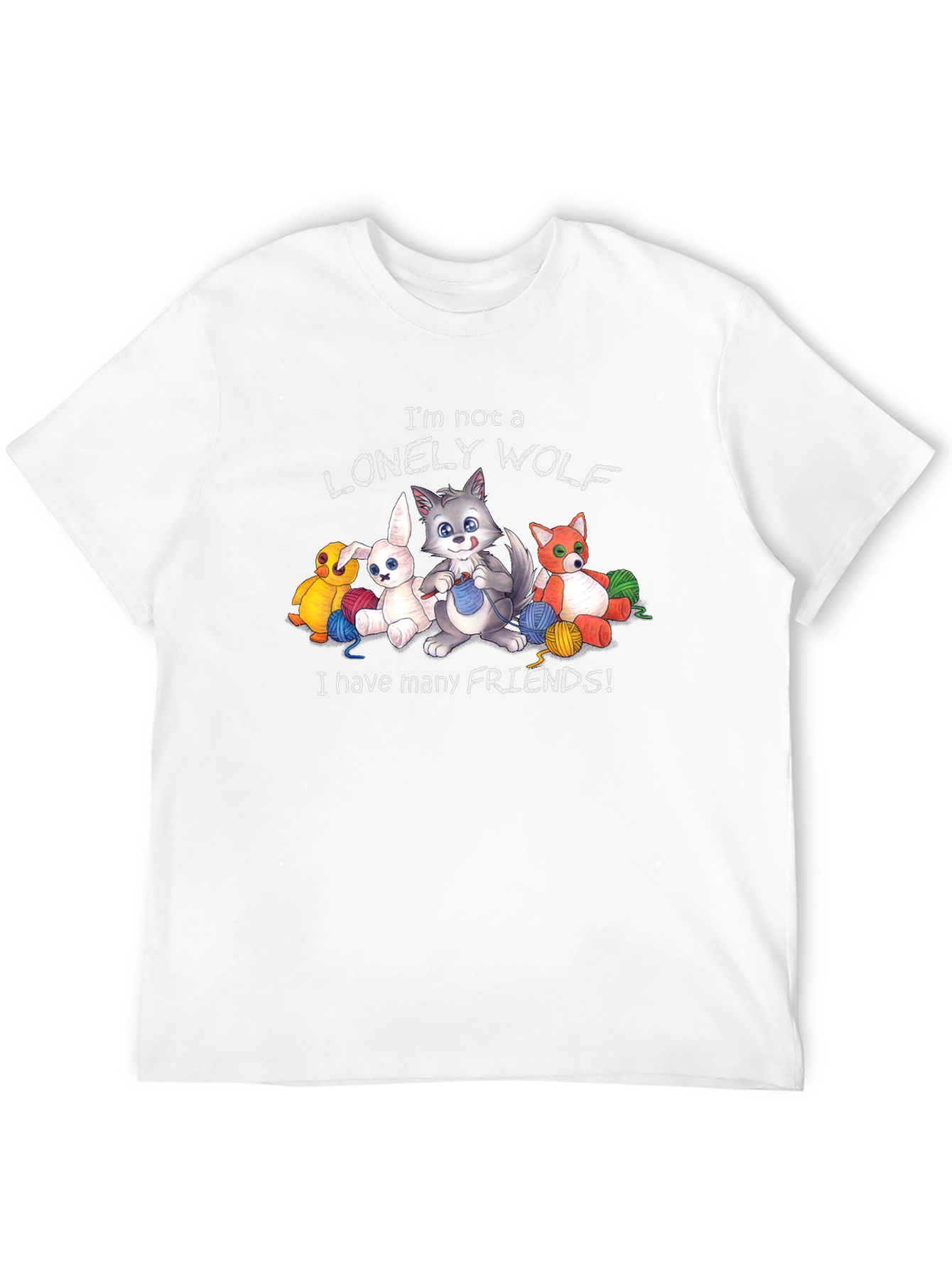 Im Not a Lonely Wolf Graphic T-Shirt