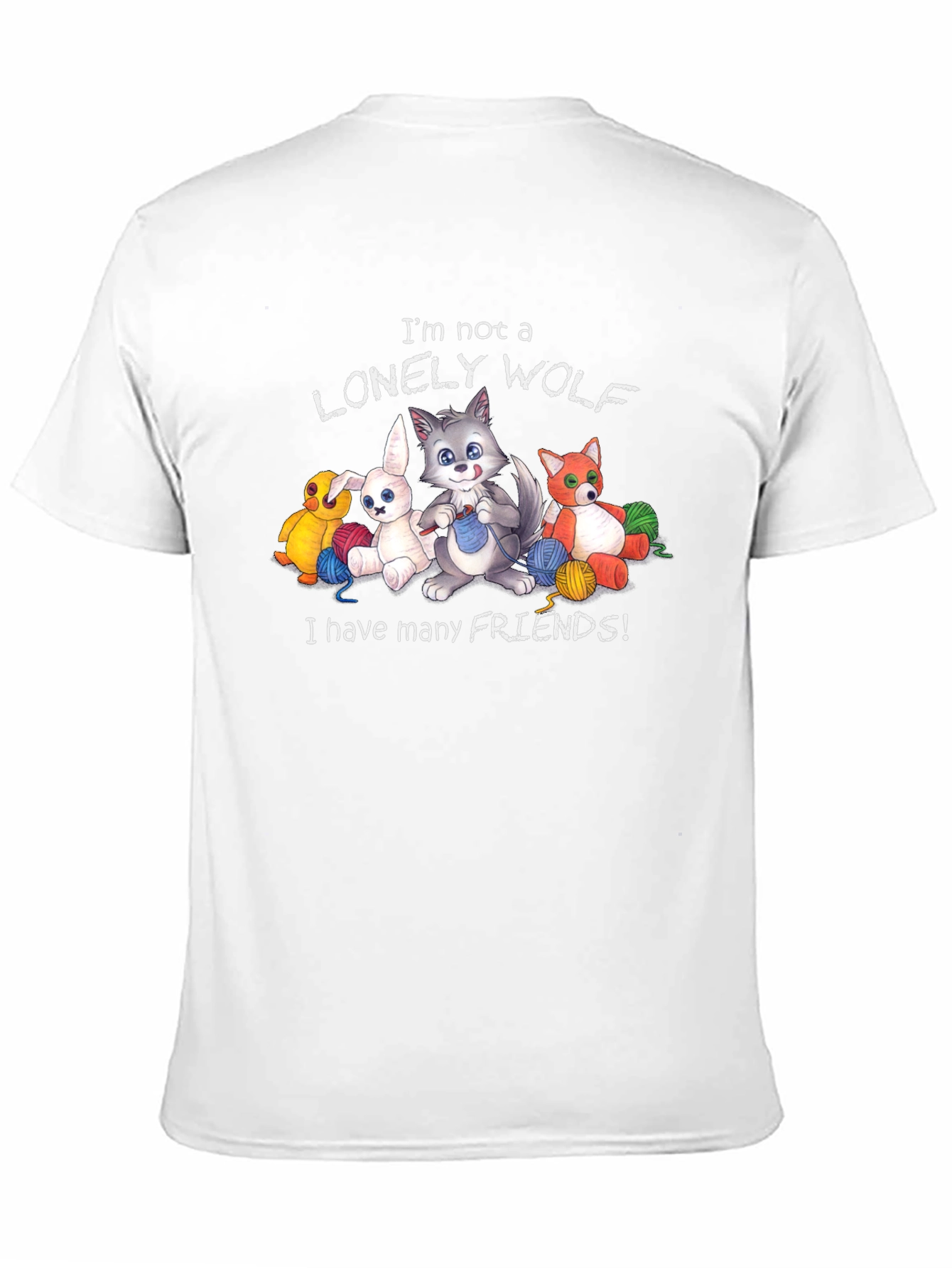Im Not a Lonely Wolf Graphic T-Shirt