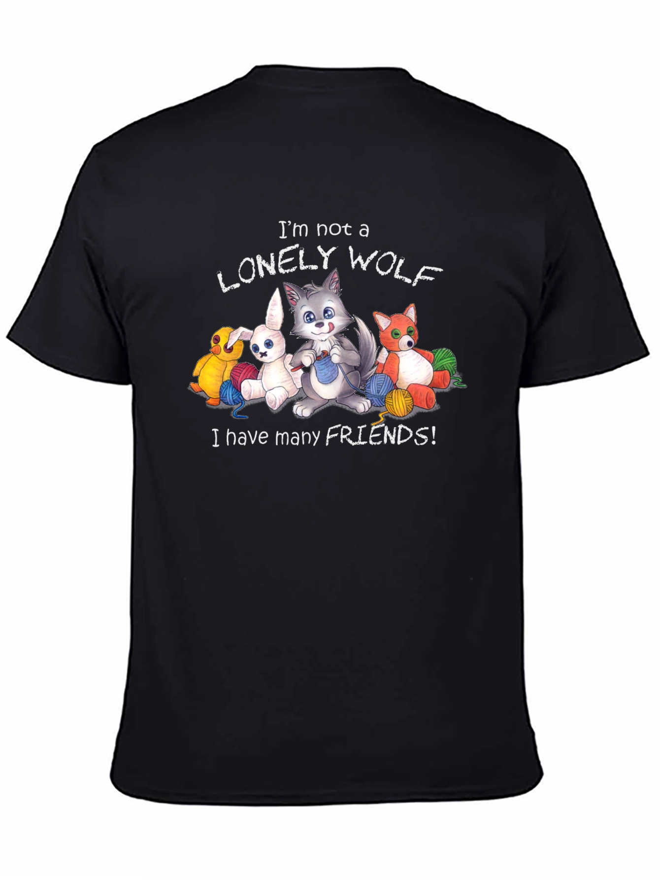 Im Not a Lonely Wolf Graphic T-Shirt
