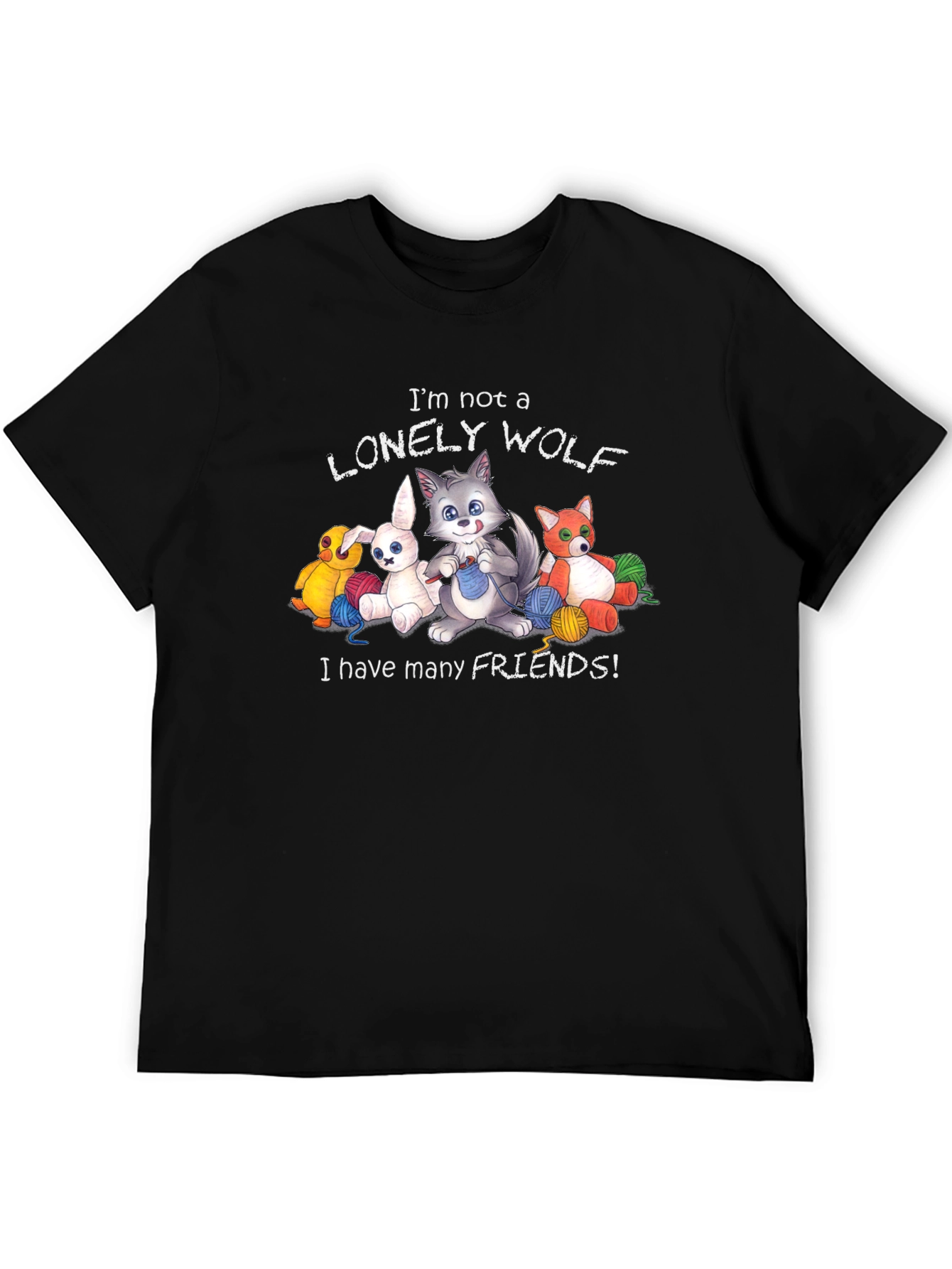 Im Not a Lonely Wolf Graphic T-Shirt