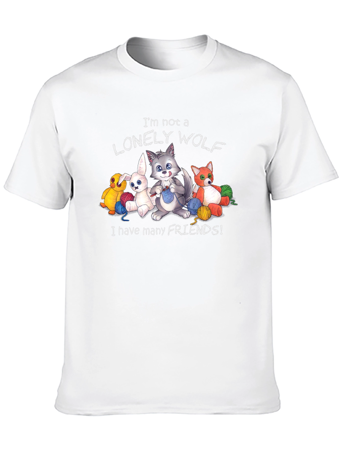 Im Not a Lonely Wolf Graphic T-Shirt